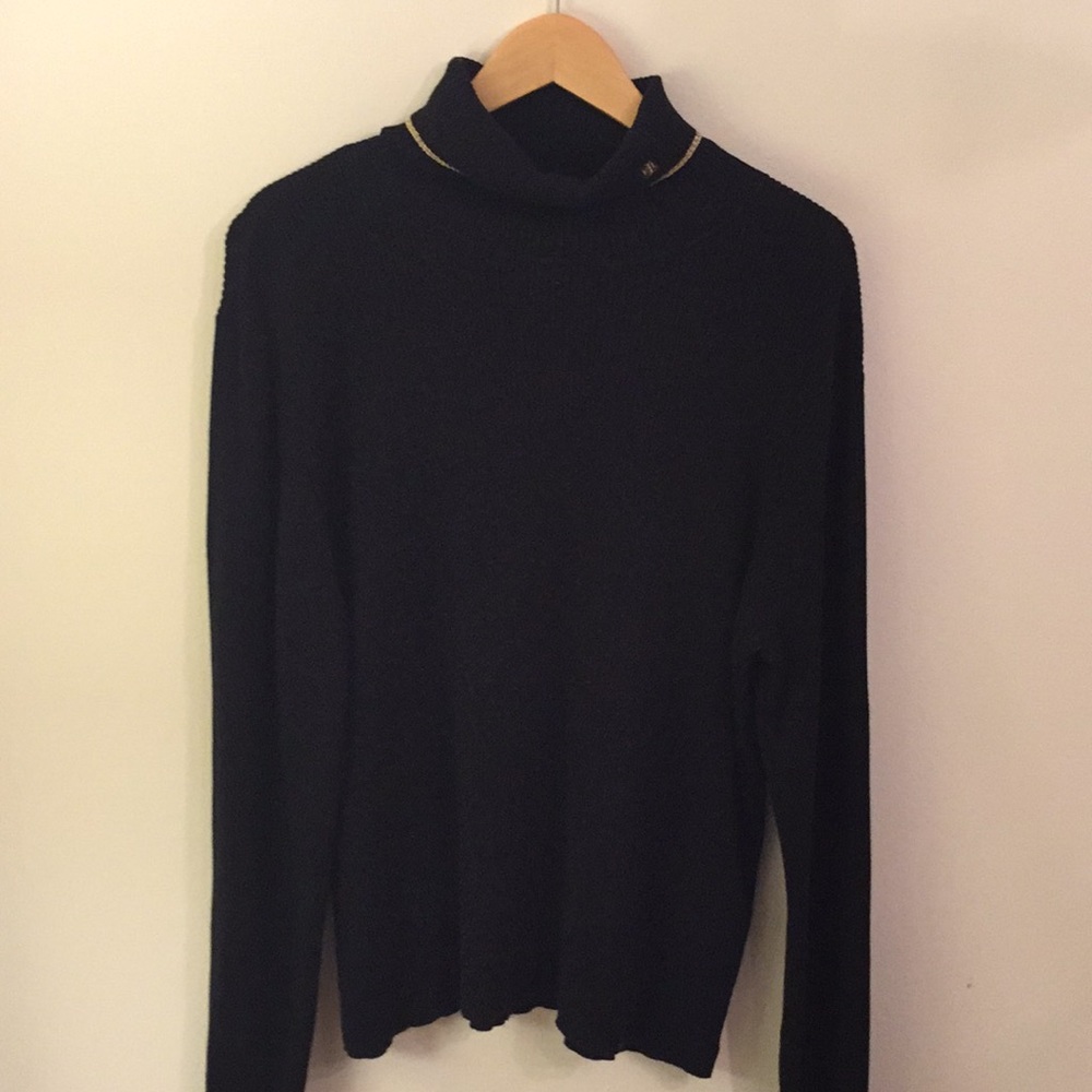 Lauren Ralph Lauren Black Turtleneck Sweater 3X